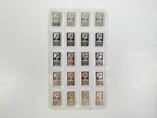 Image for (20) 1/4oz .999 Fine Silver Bars from Pan America Silver Corp