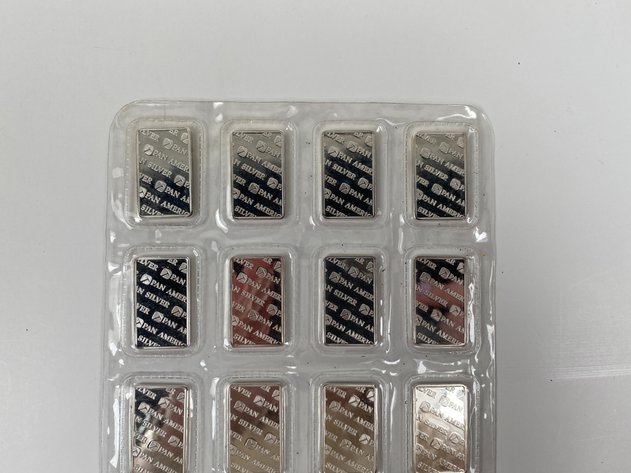 Image for (20) 1/4oz .999 Fine Silver Bars from Pan America Silver Corp