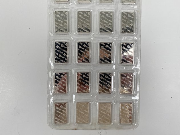 Image for (20) 1/4oz .999 Fine Silver Bars from Pan America Silver Corp