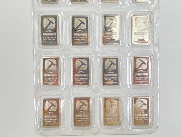 Image for (20) 1/4oz .999 Fine Silver Bars from Pan America Silver Corp