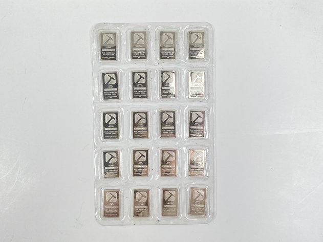 Image for (20) 1/4oz .999 Fine Silver Bars from Pan America Silver Corp