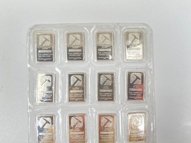Image for (20) 1/4oz .999 Fine Silver Bars from Pan America Silver Corp