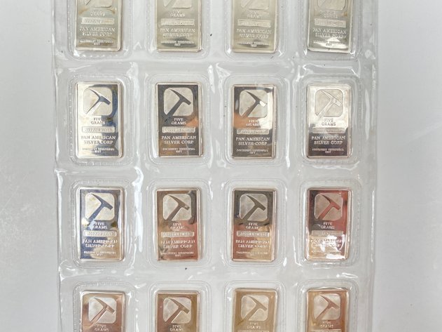 Image for (20) 1/4oz .999 Fine Silver Bars from Pan America Silver Corp