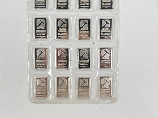 Image for (20) 1/4oz .999 Fine Silver Bars from Pan America Silver Corp