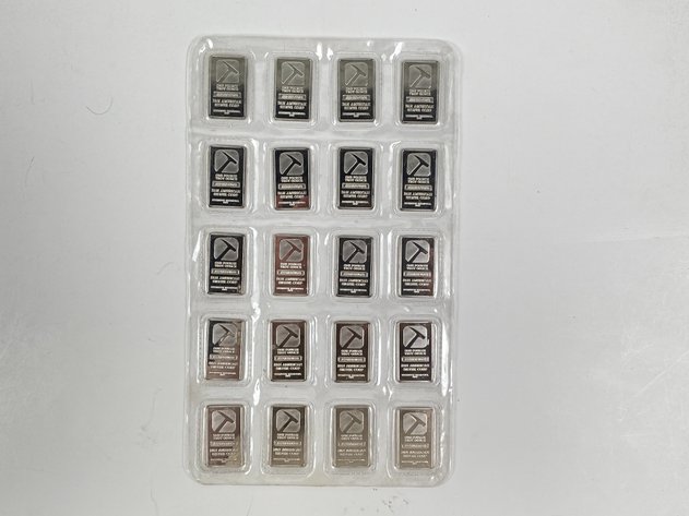 Image for (20) 1/4oz .999 Fine Silver Bars from Pan America Silver Corp