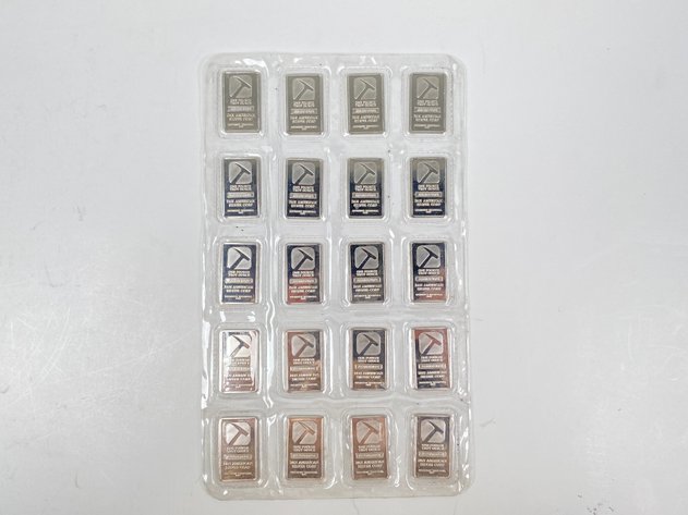 Image for (20) 1/4oz .999 Fine Silver Bars from Pan America Silver Corp