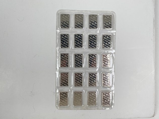 Image for (20) 1/4oz .999 Fine Silver Bars from Pan America Silver Corp