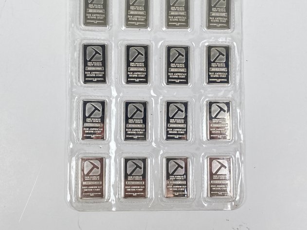 Image for (20) 1/4oz .999 Fine Silver Bars from Pan America Silver Corp