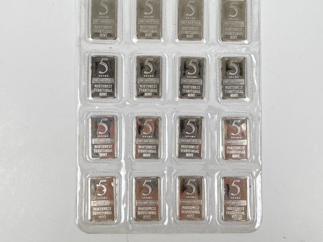 Image for (20) 5 Gram .999 Fine Silver Bars from Northwest Territorial Mint