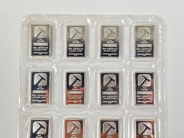 Image for (20) 1/4oz .999 Fine Silver Bars from Pan America Silver Corp