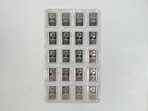 Image for (20) 1/4oz .999 Fine Silver Bars from Pan America Silver Corp