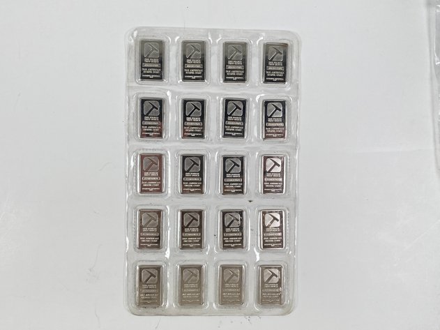 Image for (20) 1/4oz .999 Fine Silver Bars from Pan America Silver Corp