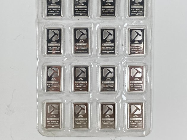 Image for (20) 1/4oz .999 Fine Silver Bars from Pan America Silver Corp