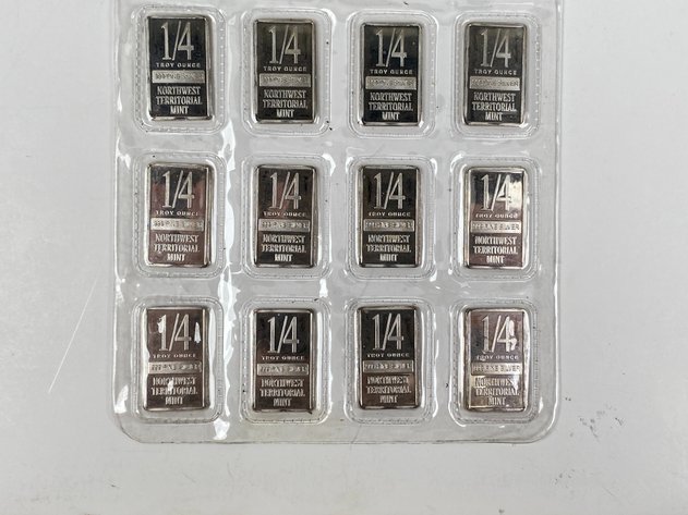 Image for (20) 1/4oz .999 Fine Silver Bars from Northwest Territorial Mint