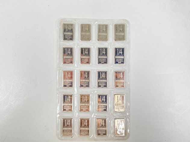 Image for (20) 1/4oz .999 Fine Silver Bars from Northwest Territorial Mint