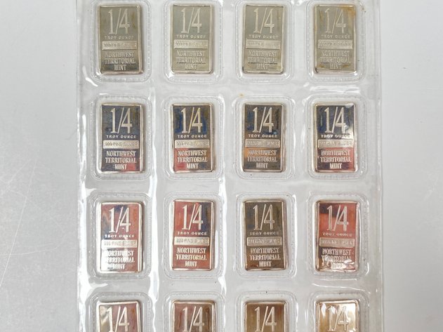 Image for (20) 1/4oz .999 Fine Silver Bars from Northwest Territorial Mint