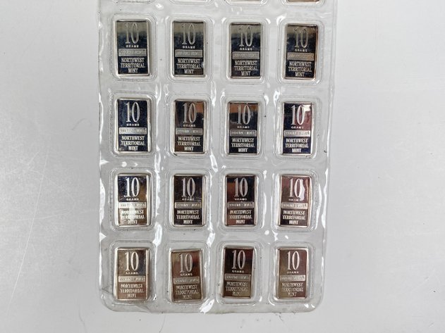 Image for (20) 10 Gram .999 Fine Silver Bars from Northwest Territorial Mint