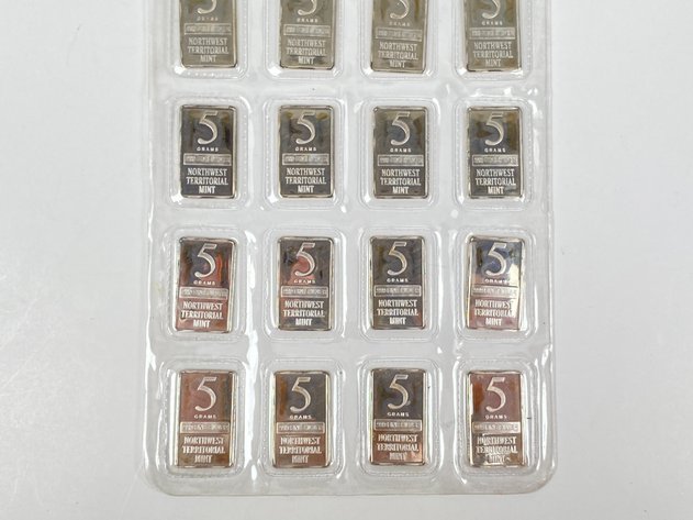 Image for (20) 5 Gram .999 Fine Silver Bars from Northwest Territorial Mint