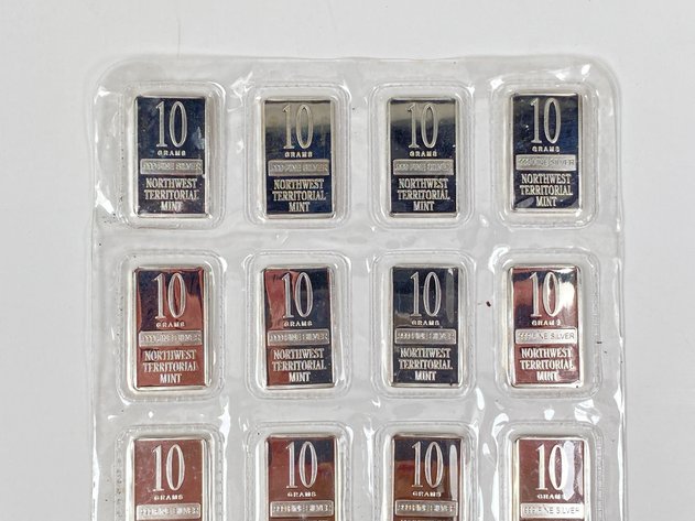 Image for (20) 10 Gram .999 Fine Silver Bars from Northwest Territorial Mint