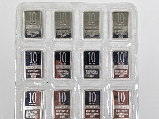 Image for (20) 10 Gram .999 Fine Silver Bars from Northwest Territorial Mint