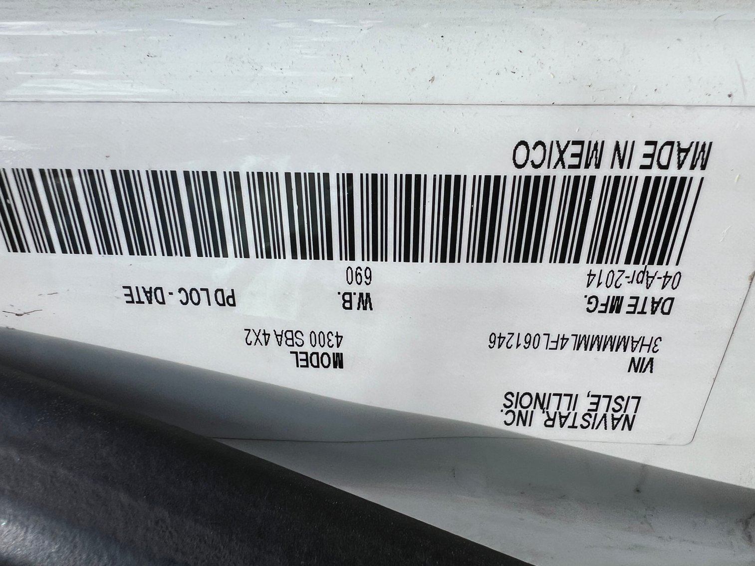 Image for 2015 International 4300 Box Truck