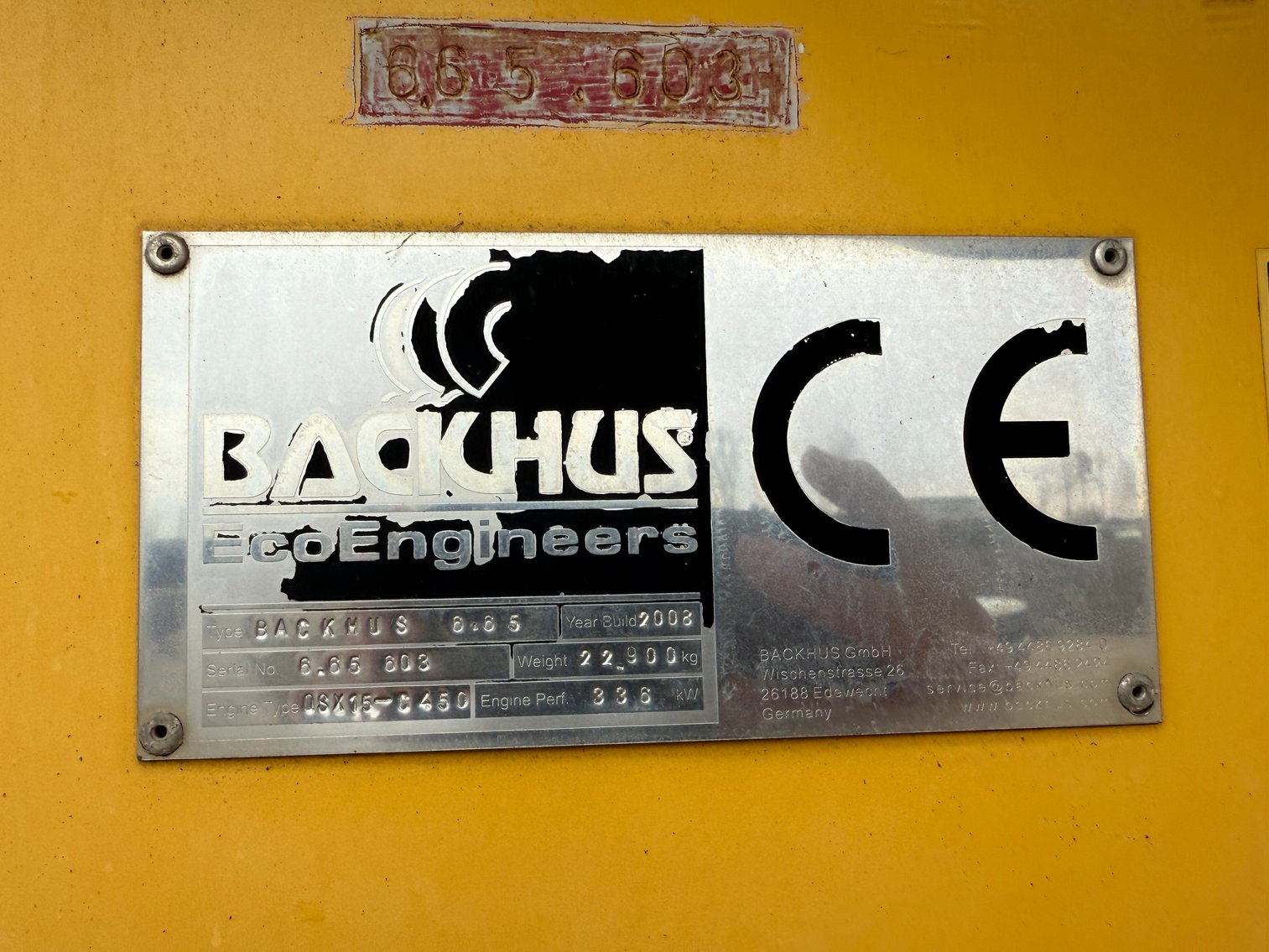 Image for 2008 Backhus 6.65 Compost Windrow Turner – Online Auction