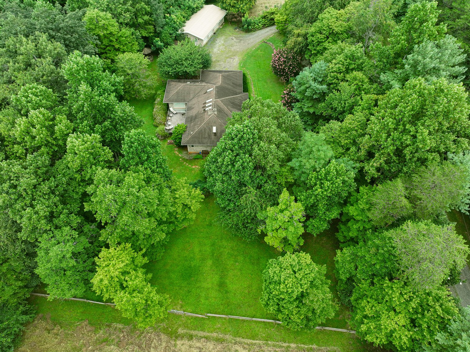 Image for Brick Ranch Home on 22± Acres in Lowgap, NC