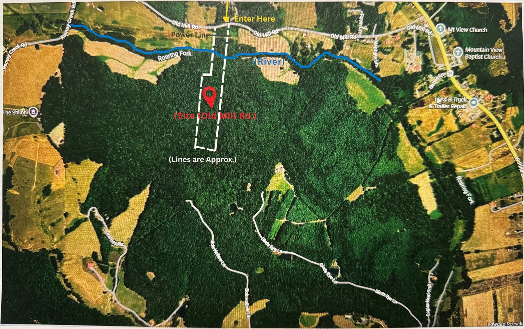 Image for Land For Sale in Lowgap, NC - TBD Old MIll Road