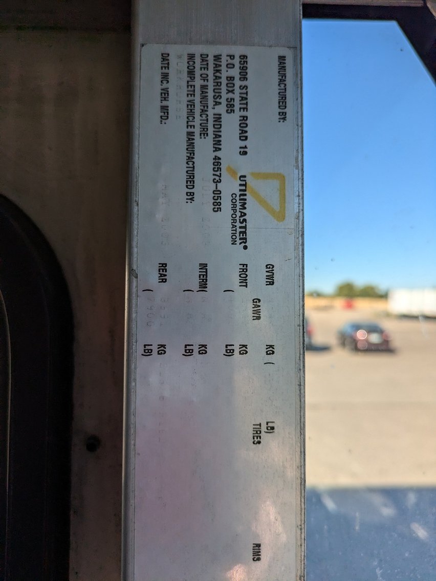 Image for 2003 Utilimaster Food Truck