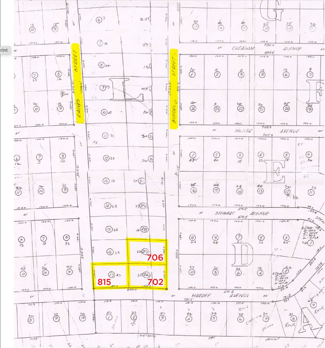 Image for 702 & 706 Buford St & 815 Raines St, Smyrna