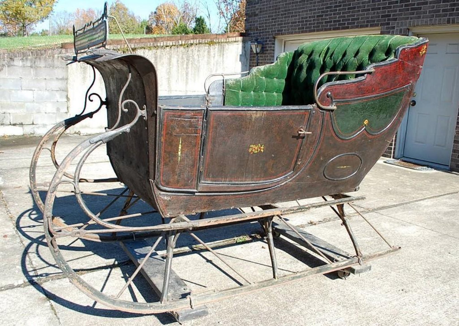 Image for Antique Sleigh with Reported Historical Background