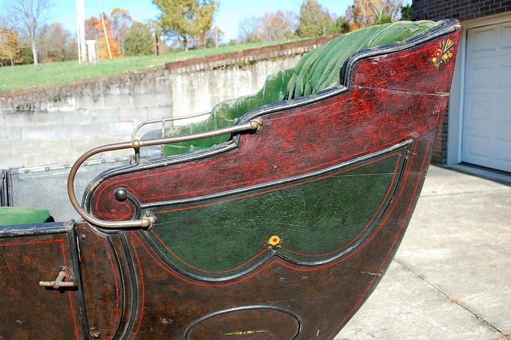 Image for Antique Sleigh with Reported Historical Background