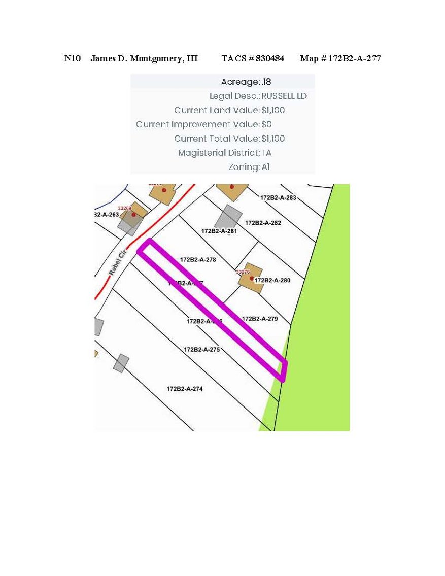 Image for NJS10 - 0.18 acre +/- on Rebel Circle, Damascus