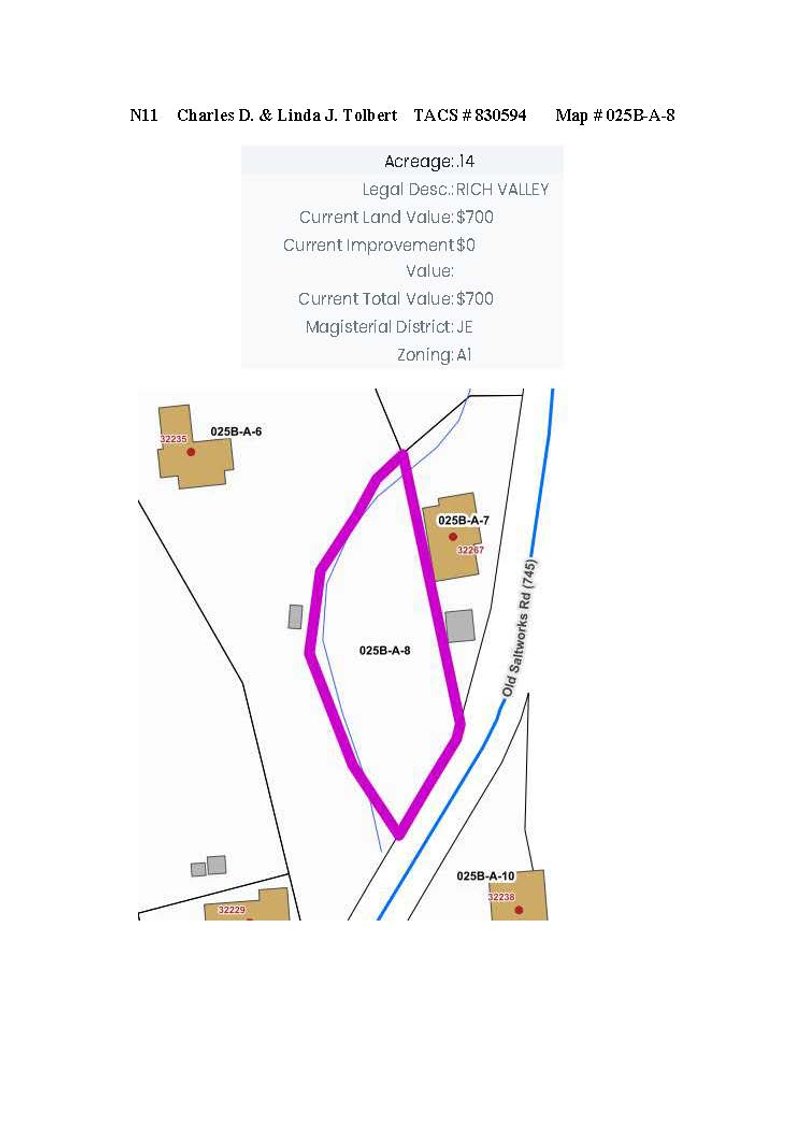 Image for NJS11 - 0.14 acre +/- on Old Saltworks Road, Meadowview