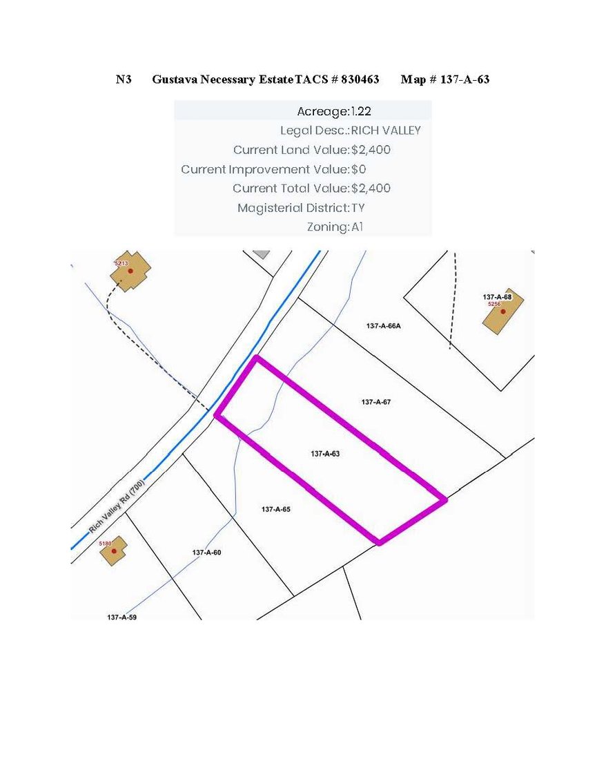 Image for NJS3 - 1.22 acres +/- on Rich Valley Road in Bristol