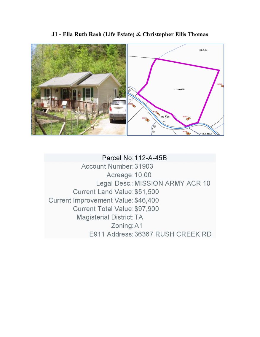 Image for REMOVED JS1 - 36367 Rush Creek Road, Glade Spring, 10.00 acres +/-