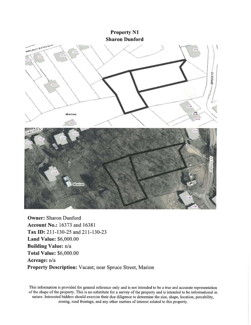 Image for NJ1 - Vacant; Near Spruce Street, Marion