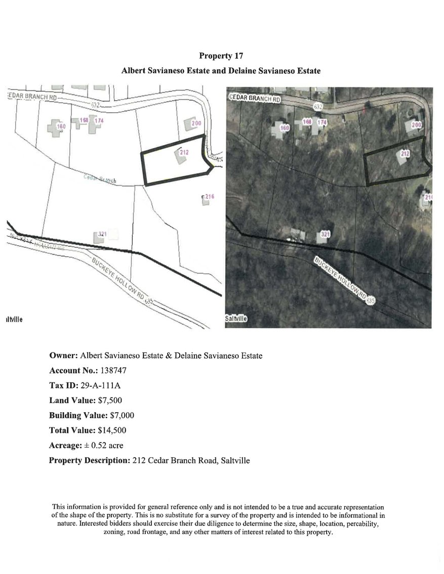Image for J17- 212 Cedar Branch Road, Saltville