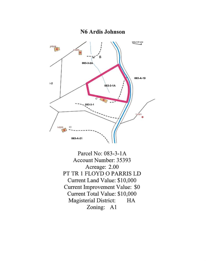 Image for NJ6 - 2.00 acre +/- on Rattle Creek Road, Abingdon