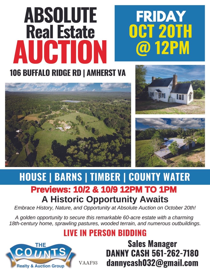 Image for 60+/- Acre Property w/ 1770's House