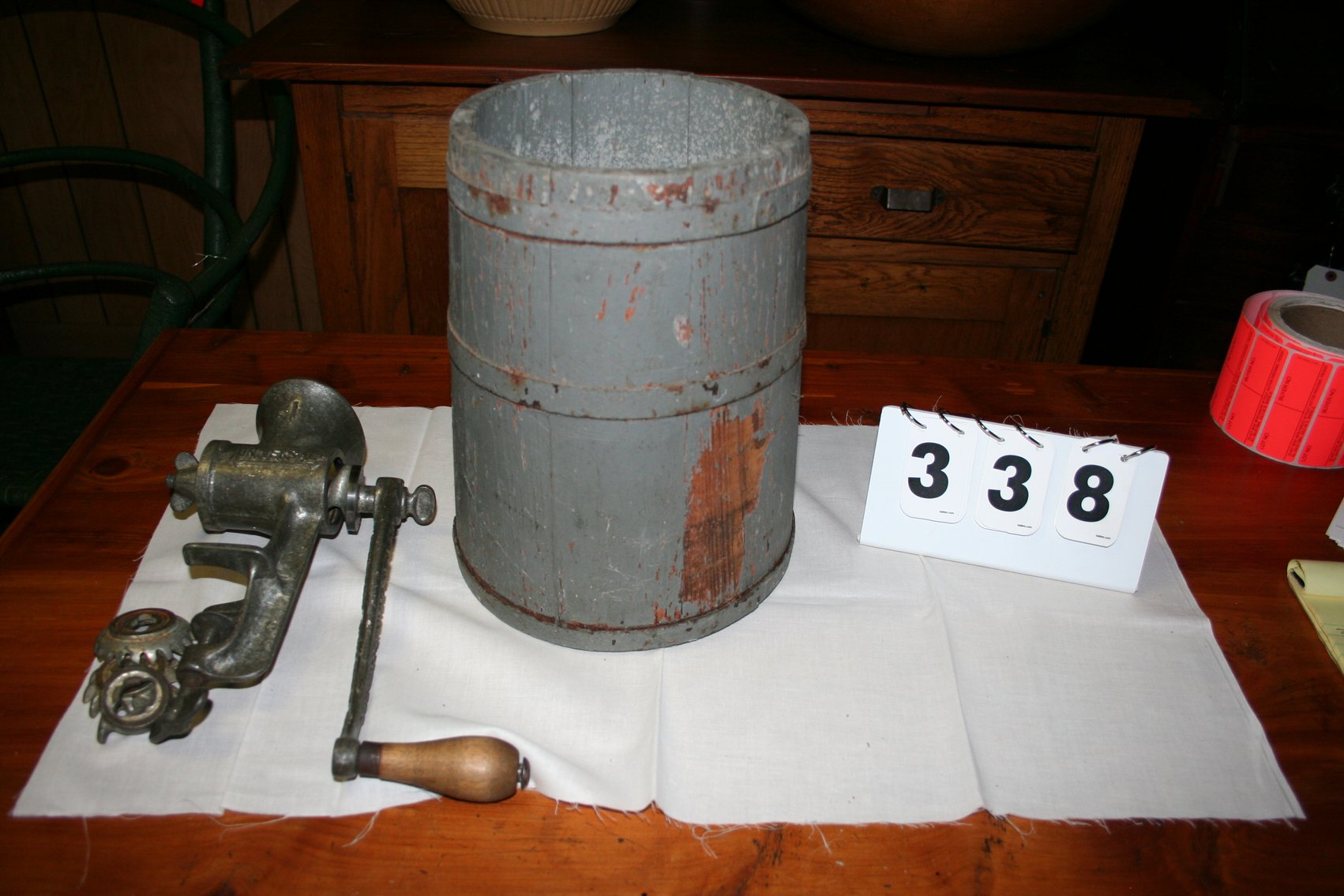 Image for Wooden Measuring Keg / Sausage Grinder