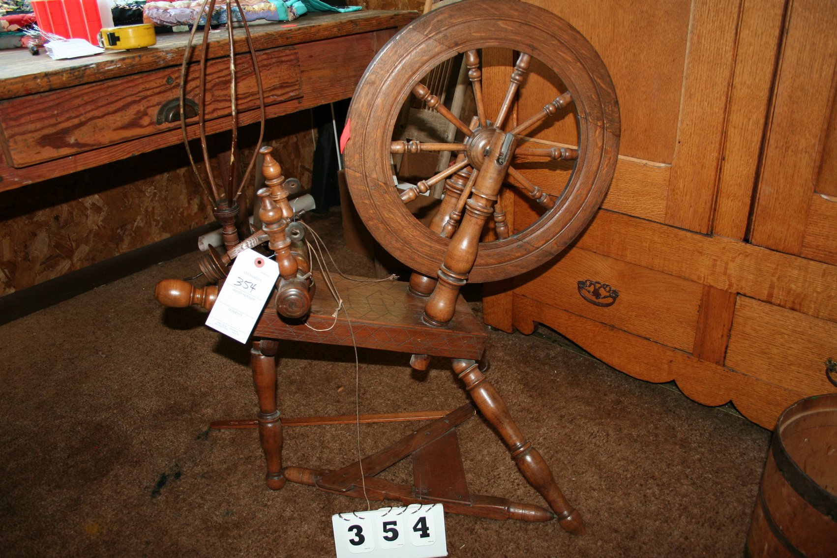 Image for Antique Spinning Wheel