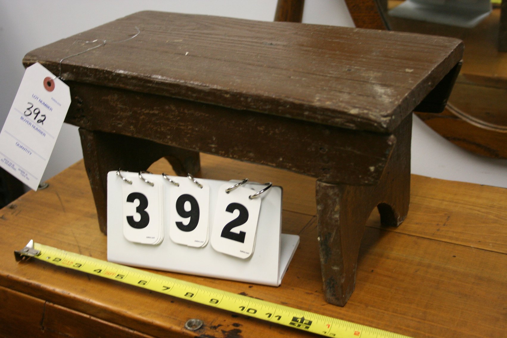 Image for Antique Wood Stool