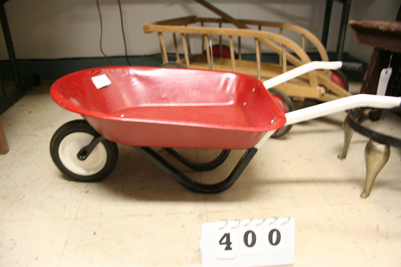 Image for Childs Radio Flyer Wheelbarrow Metal Vintage