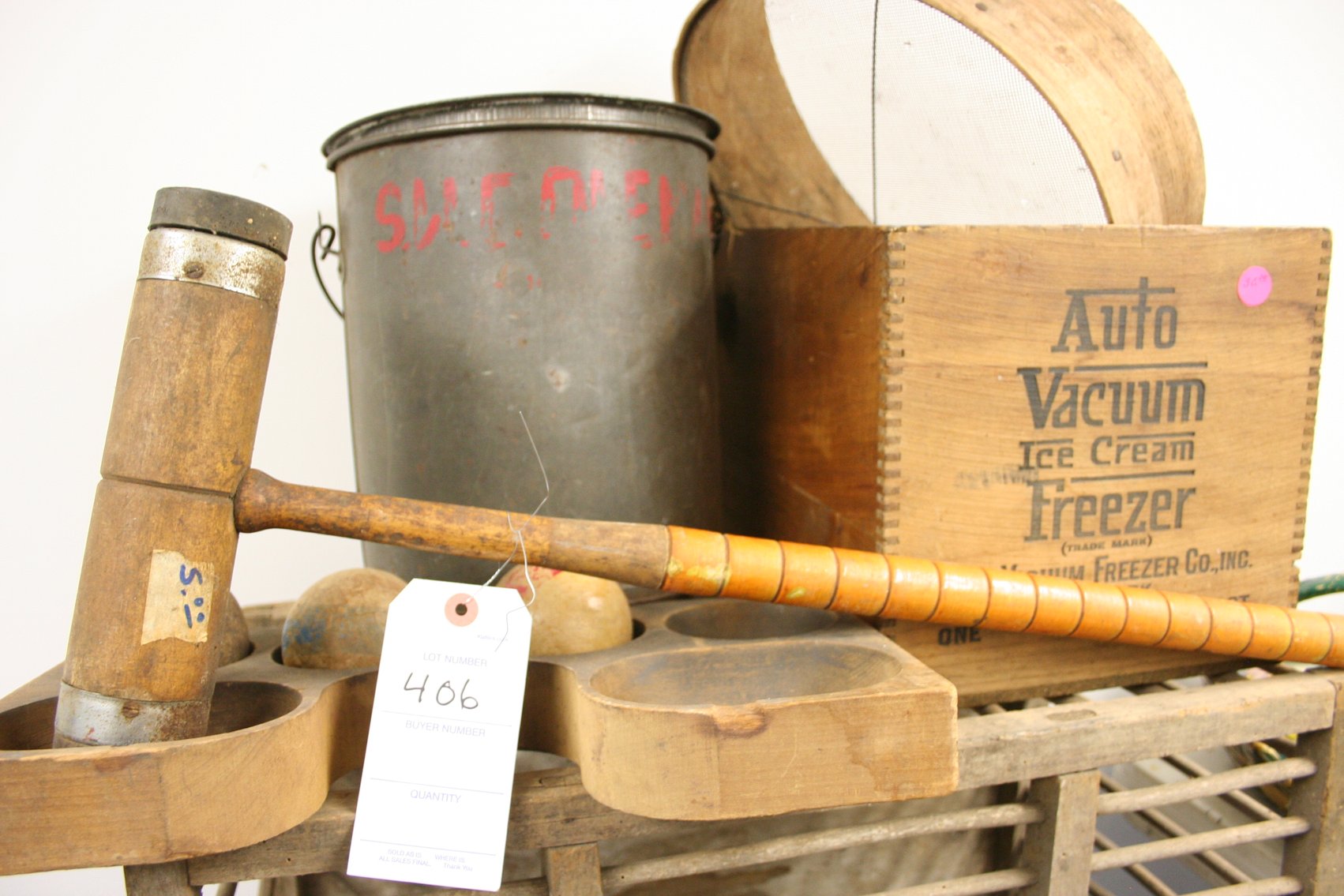 Image for Metal Can, Crochet Malott, Wood Ice Cream Box