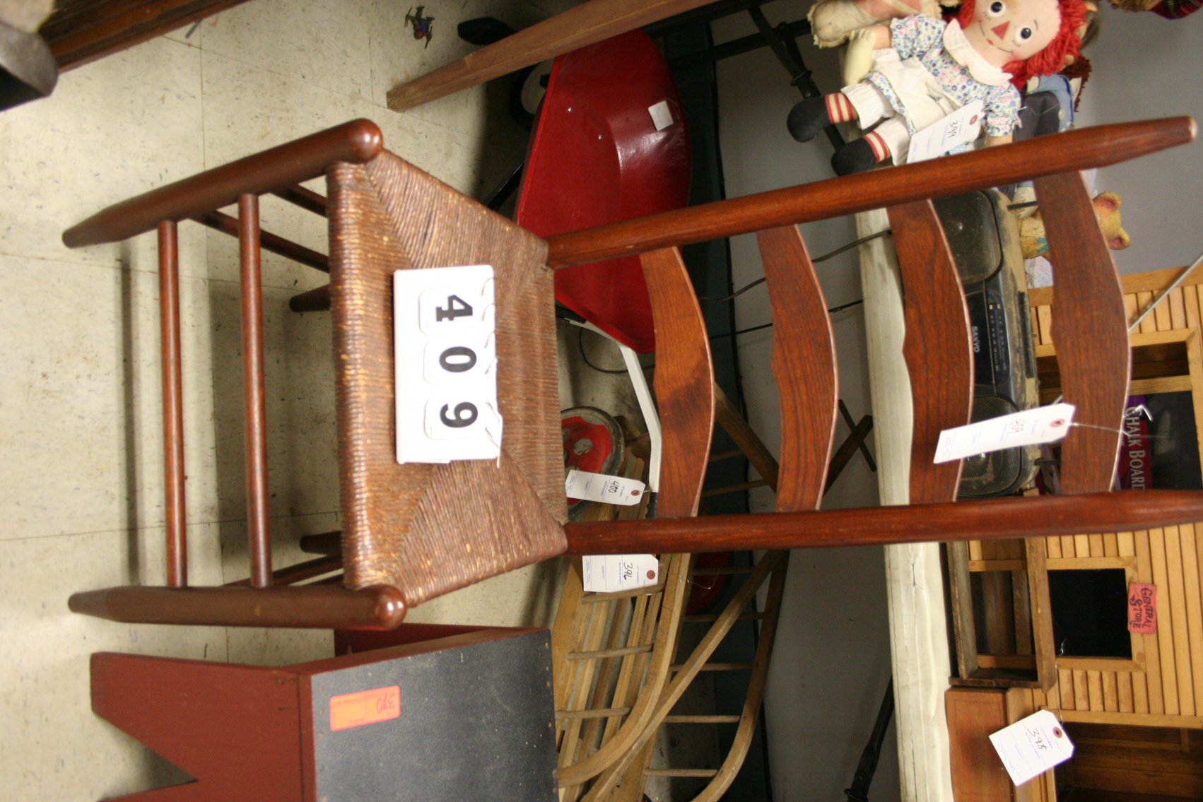 Image for Ladder Back Oak Chair