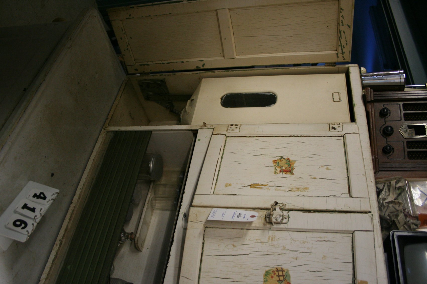 Image for Kitchen Cabinet With Flower Bin - Original Paint