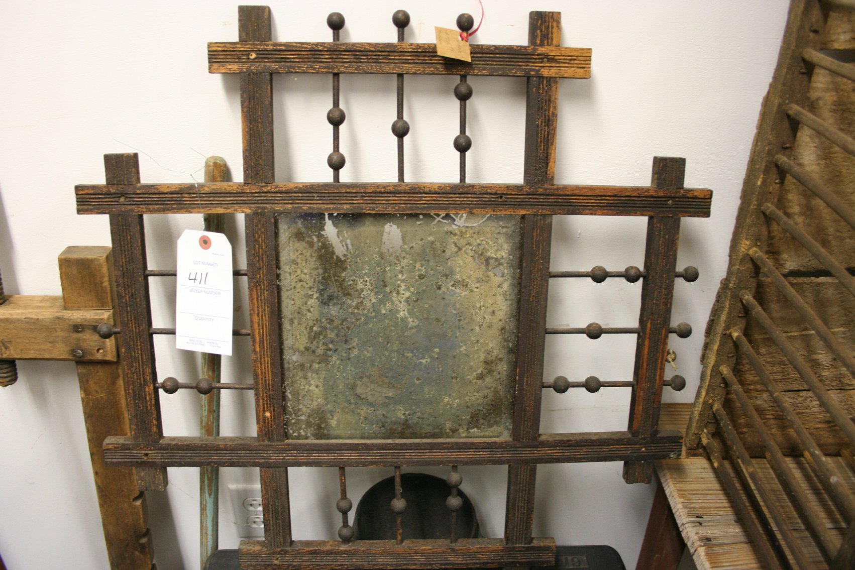 Image for Antique Unusual Mirror Frame