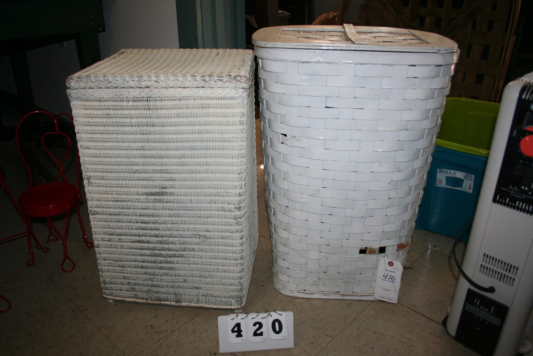 Image for Wicker Clothes Baskets (2)
