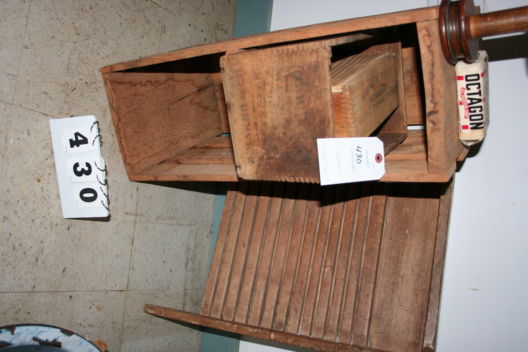 Image for Wooden Boxes / Wash Board